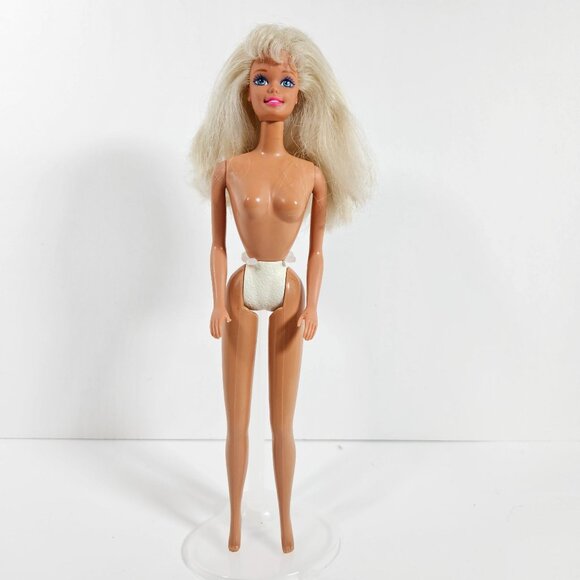 Sweetheart Barbie 1997 I Love Barbie Doll #18608 Blonde Hair Blue Eyes Nude - Picture 1 of 6